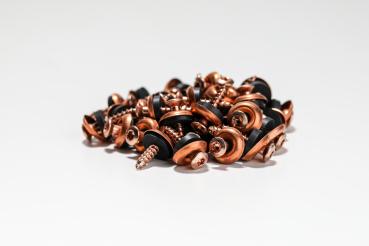 Spenglerschraube A2 mit Scheibe Edelstahl A2 - CU